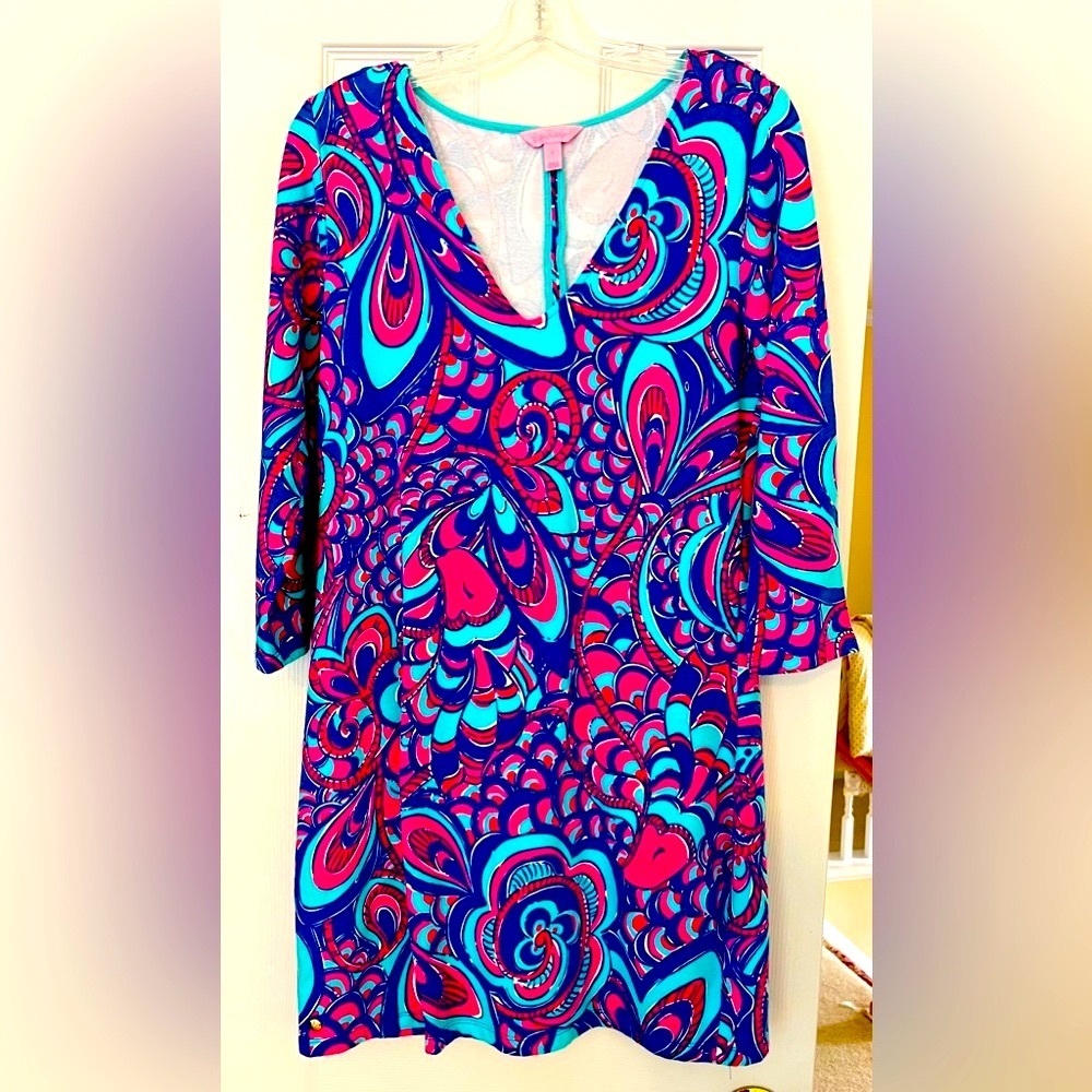 Very GUC. Lilly Pulitzer Clarke Dress in Reel Me In! Size Large.